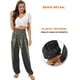 thumbnail image 3 of Pantalones harén para mujer, pantalones bohemios de yoga de cintura alta con bolsillos lavables a máquina, 3 of 5
