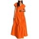 thumbnail image 1 of Vestido largo de verano liso con cuello en V para mujer: estilo étnico retro, ligero y cómodo para la playa o una fiesta, talla real, disponible en negro, verde y naranja, 1 of 6