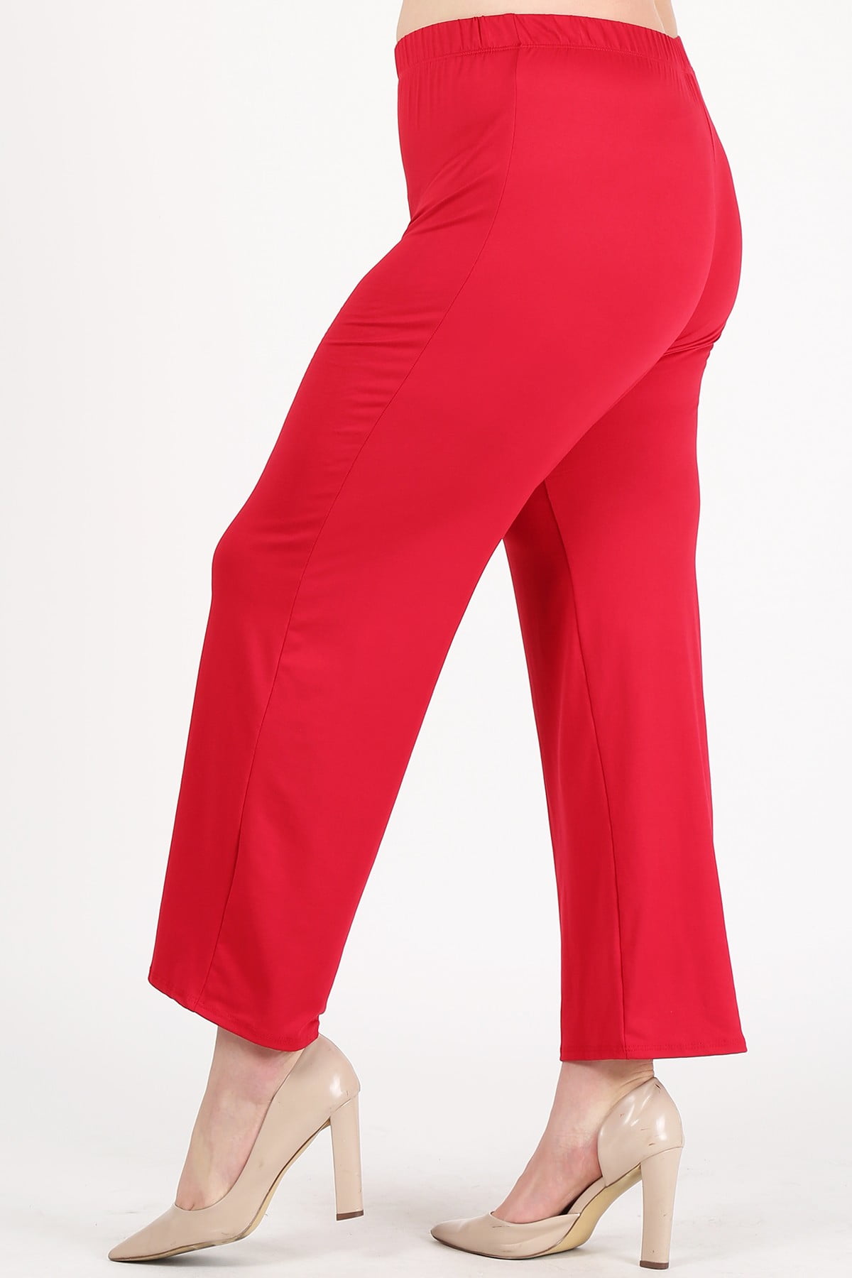 Plus size women high-waist relaxed pants - Walmart.com