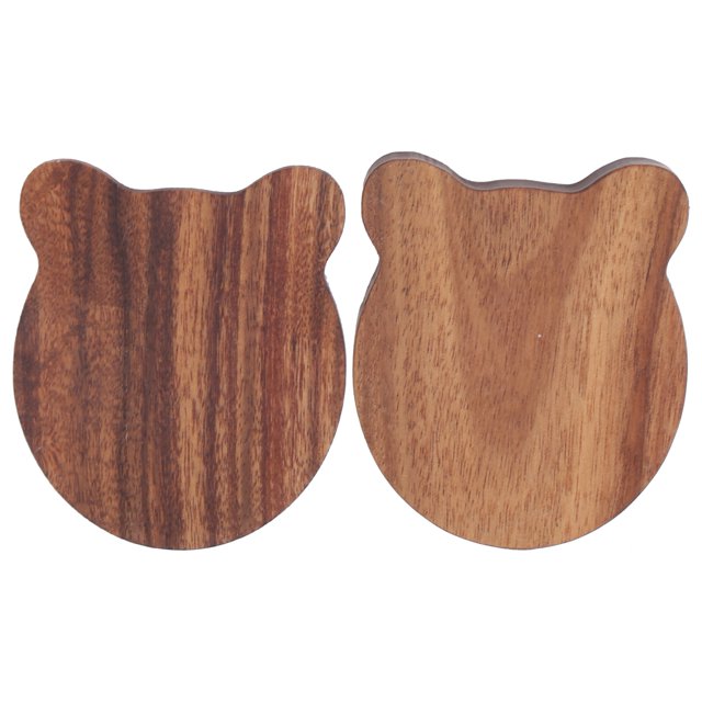 Soporte Para Caja De Púas De Guitarra, Caja De Púas De Guitarra, Caja De Almacenamiento De Púas Con Forma De Oso Lindo De Madera Para Regalos Del Día De Cumpleaños Para