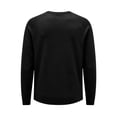 thumbnail image 5 of Fabrcox Shirt Long Sleeve Men Crew Neck Raglan Shirt Men Lightweight Breathable Sun Protection Outdoor Sports Men Workout Shirts Black XXL, 5 of 7