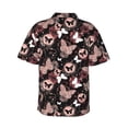thumbnail image 6 of Wukai Butterfly Men's Hawaiian Shirt Short Sleeve Casual Button Down Summer Beach Aloha Shirt Tropical Print Holiday Party, 6 of 8