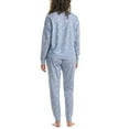 thumbnail image 4 of Splendid Women's 2-Piece PJ Soft French Terry Top and Pants Lounge Set (Blue, XXL, 610721), 4 of 6