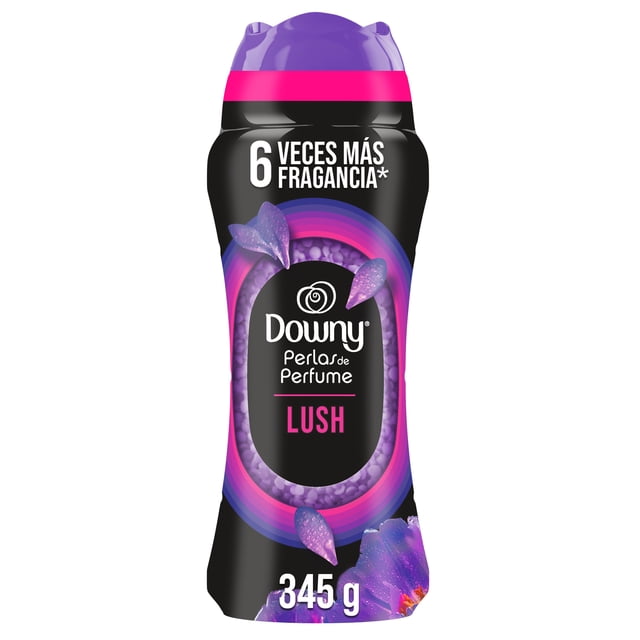 Perlas de Perfume Downy Lush Aroma Dulce y Floral, 345g con 6X Más Fragancia*