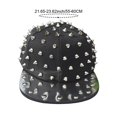 thumbnail image 7 of Hsqqdc Studded Baseball Cap Flat Brim Spiky Punk Hat for Street Dance, 7 of 7