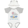 thumbnail image 3 of Inktastic My Titi Loves Me Cute Elephants Clouds Moon and Stars Boys or Girls Baby Bodysuit, 3 of 5