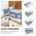 thumbnail image 2 of Yayeee Collapsible Cube Storage Bin with Lid Fabric Closet Decorative Basket with Handles, Cute Animals, 2 of 7