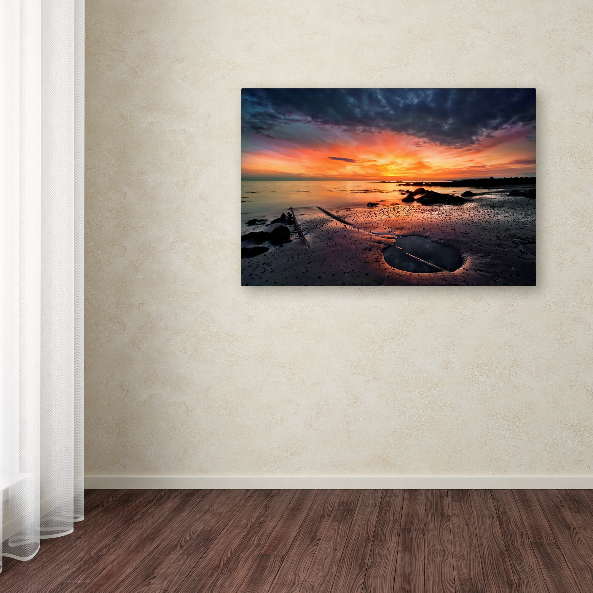 Trademark Fine Art 'Into The Sunset' Canvas Art by Borsteinn H Ingibergsson
