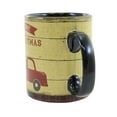thumbnail image 3 of Tabletop Home For Christmas Mug Stoneware Red Truck Tree Dog 103557, 3 of 3