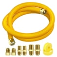 thumbnail image 1 of Kit de conectores de línea de gas Alloxity 72 Flex Gas Line 304 SS, 1 of 7