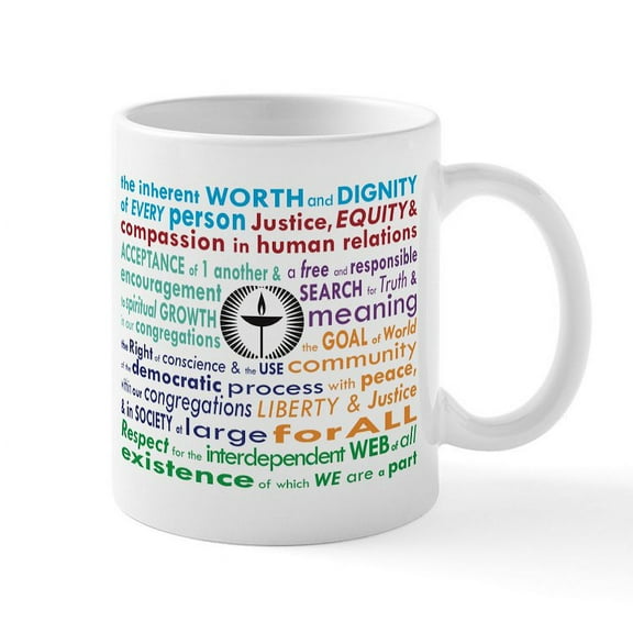 CafePress - UU 7 Principles Mugs - 11 oz Ceramic Mug - Novelty Coffee Tea Cup
