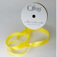 thumbnail image 6 of Offray Ribbon Yellow Polyester Ribbon, 3.12" x 0.62", 6 of 8
