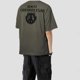 thumbnail image 3 of Conjuntos de camisetas y pantalones cortos cargo para hombre, pantalones deportivos con estampado gráfico, ropa moderna para gimnasio, ropa informal holgada de talla 5xl, novedad en liso, talla XL, to, 3 of 5
