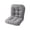 Light Gray, variant on Thick Kitchen Chair Pads Non Slip with High Back,Linen Chair Cushions for Dining Chairs with Ties,Comfy Garden Chair Pads Seat Cushion, Office Chair Cushion for Indoor(17.7"×14.96"×16.5",Pink)