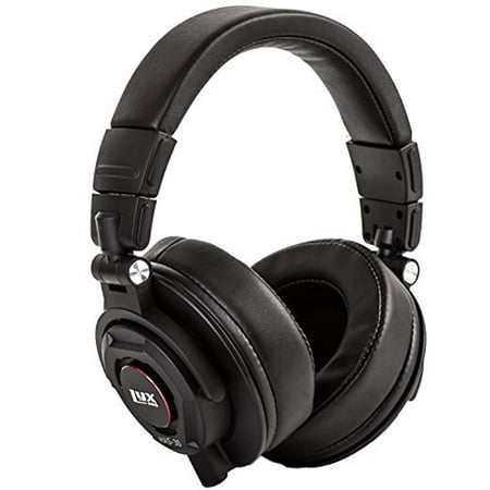 - LyxPro HAS-30 Closed Back Over-Ear Professional Recording Headphones for Studio Monitoring, DJ and Home Entertainment,Black