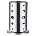 thumbnail image 1 of Cateissary Soporte de almacenamiento de cubiertos versátil para cocina, organizador de palillos y cuchillos de acero inoxidable para cocina Organizadores de utensilios de cocina agujero circular, 1 of 6
