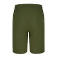 thumbnail image 4 of Xdegoge At Men Shorts Under 5.00 Linen Shorts for Men Summer Fashion Casual Shorts with Pockets Vacation Beach Outfits Today Same Day, 4 of 5