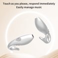thumbnail image 5 of asxite Bluetooth Headphones,Wireless Bluetooth Earphones Earclip High End Mirror Digital Display Water Proofing Earphones,White, 5 of 5