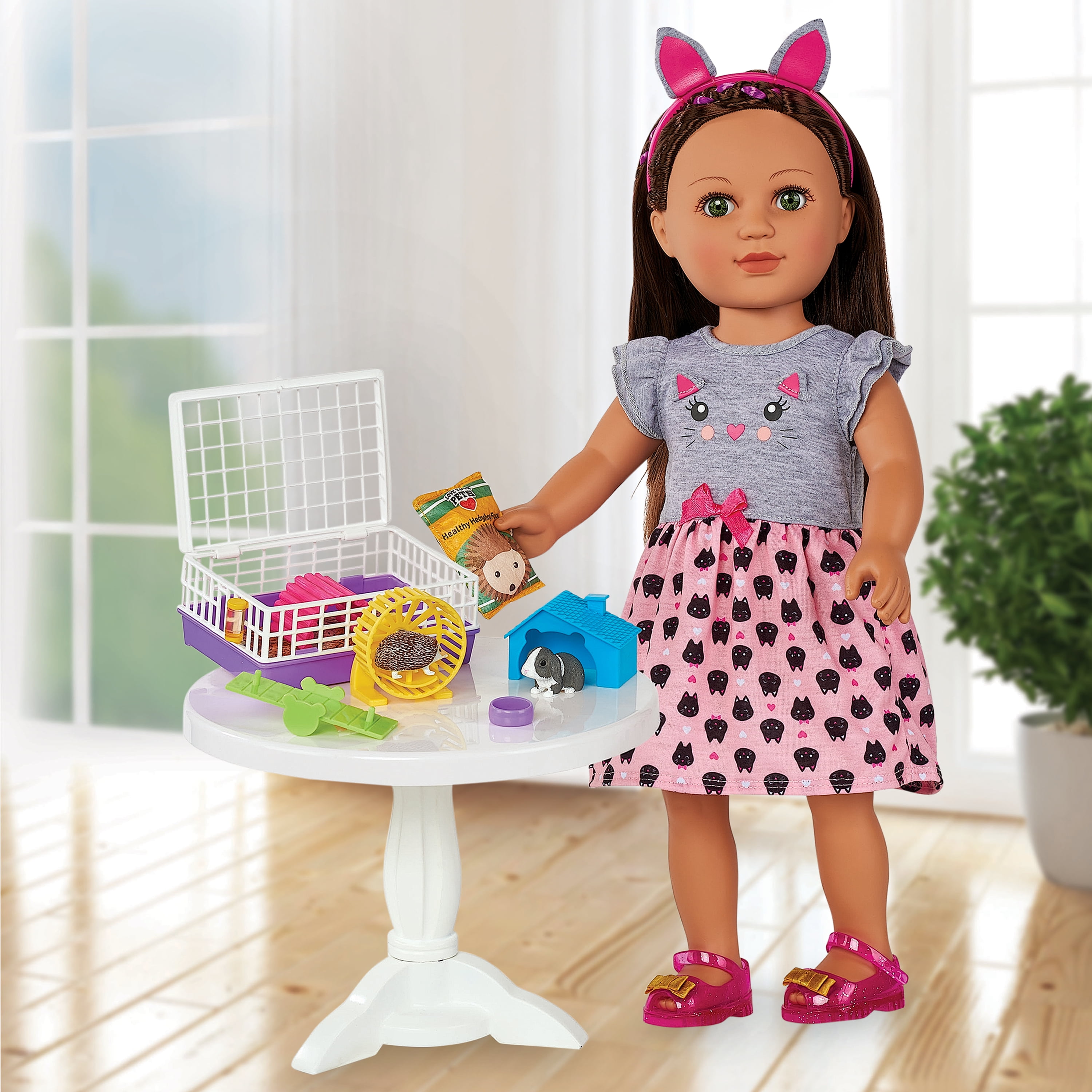 My Life As Small Pet Play Set for 18" Doll Pets, 10 Pieces