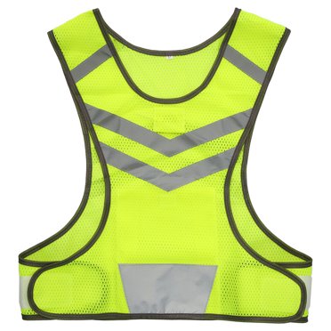 Athletic Works Neon Green LED Adjustable Rope Safety Vest Reflective ...
