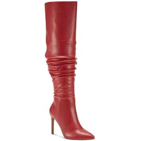 

INC Womens Iyonna Faux Leather Slouchy Over-The-Knee Boots