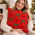 thumbnail image 5 of Christmas Throw Pillow Covers 18x18, Pack of 2 3D Christmas Tree Decorative Pillow Covers, Holiday Christmas Pillows for Couch Sofa Home Decor, 5 of 5