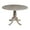 Washed Gray Taupe, variant on 42" Round Dual Drop Leaf Pedestal Table - 29.5"H