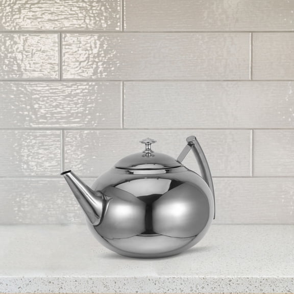 OUNONA Metal Exquisite Teapot Stovetop Kettle Stainless Steel Tea Kettle Whistling Tea Kettle Teapot Coffee Teapot Coffee Water Kettle