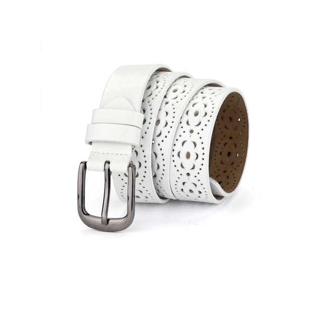 Cinturones anchos elásticos INSPIRE CHIC para mujeres con hebilla de metal color beige para cintura de 24-36"