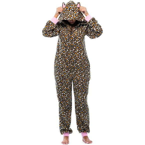 Just Love Adult Onesie with Animal Prints Pajamas