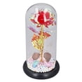 thumbnail image 3 of Rose Flowerin Glass, Ilumina la Navidad artificial Ilumina el regalo de la flor de Rose LED Artificial Rose Altamente versátil, 3 of 8