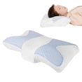 thumbnail image 4 of Almohada cervical Zulema ergonómico Soporte para el cuello azul, 4 of 7
