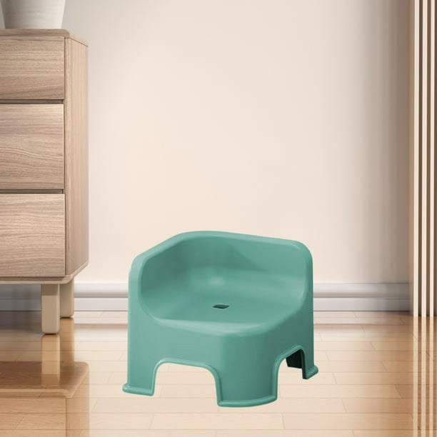 Pisexur Batería de cocina Taburete pequeño de plástico para baño, taburete para niños, taburete antideslizante de plástico grueso, taburete bajo para bebé, taburete d para la cocina del hogar