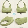 thumbnail image 4 of Bolsos tipo hobo para mujer, estilo retro, de piel vegana, tipo sobre, tipo sobre, para el hombro, 4 of 6