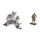 thumbnail image 5 of Figura de caballero búho moderna, escultura de mesa, adorno creativo de animal para sala de estar, oficina, entrada, decoración del hogar., 5 of 8