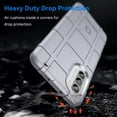 thumbnail image 3 of Phone Case for Motorola G52, Case for Moto G82,Rugged Shield Slim Case with Military Grade Shockproof,Drop-Tested and Camera Lens Protection Cover for Moto G52/MOTO G82/MOTO G71S, HD Gray, 3 of 14