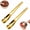 2pcs, variant on Long-Handle 316L Stainless Steel Dessert Spoon, Square Head Ice Cream Spade