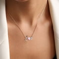 thumbnail image 3 of Beautlace Heart Love Necklace,925 Sterling Silver Enchanting Love Birthstone Heart Pendant Necklace Jewelry Birthday Christmas Valentines Mother's Day Gifts for Women Mom, 3 of 9