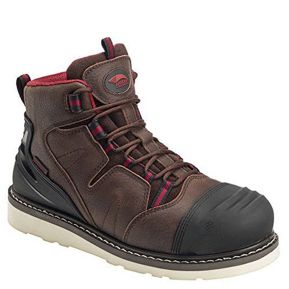 Avenger Botte Compensée pour Homme de 6 Po en Cuir à Embout Composite en Nanofibre, Imperméable, EH