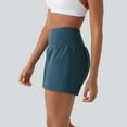 thumbnail image 3 of 2-Piece Super High Waisted Back Pocket & Side Hidden Pocket 2-in-1 Yoga Shorts Set 5''-Longer Length, 3 of 9