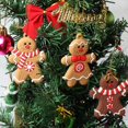 thumbnail image 3 of Conjunto de adornos de hombre de jengibre para Navidad, 6-12 piezas, colgante para árbol de Navidad, regalo para niños, fiesta de Navidad, decoración de Año Nuevo, 3 of 4