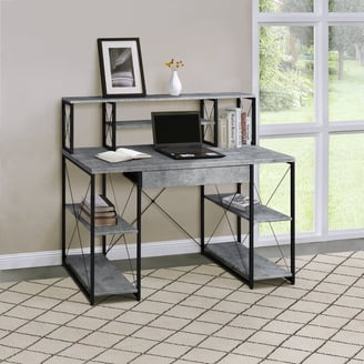 Acme Furniture Annette Black Music Studio Desk with Keyboard Tray