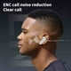 thumbnail image 5 of Auriculares inalámbricos Bluetooth con pantalla LED a color táctil, reducción de ruido inteligente, batería de larga duración, efecto de sonido estéreo Bluetooth 5.4, auriculares inalámbricos, auricul, 5 of 7