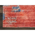 thumbnail image 4 of Kathy Ireland Safari Dreams Blue/Brick Area Rug by Nourison, 4 of 5