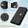 thumbnail image 2 of for TCL 406 Phone Case Wallet Protective Case leather Cover with magnetic closed credit card slot shockproof protection phone case, 2 of 7