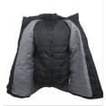 thumbnail image 3 of HoodLamb Men's Hemp 2-1 Parka With Vest 420, Black, Medium, 3 of 3