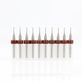 thumbnail image 1 of Pcb 10 Carbide Drill Bits 0.8mm Tungsten Steel Blade CNC/PCB Engraving Bit Tool, 1 of 8