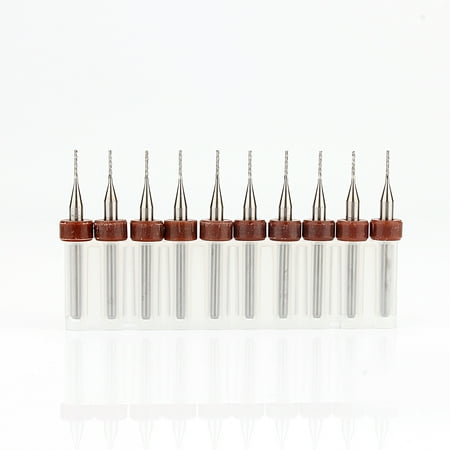 

Cemented Print Circuit Board 10 Carbide Drill Bits 0.8mm Tungsten Steel Blade CNC/PCB Engraving Bit Tool