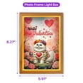thumbnail image 5 of Hello Valentine’s Day Persian Flower Crown Romantic Pink Floral Acrylic Plaque with Wood Photo Frame Box Cat Lover Kitten Owner Gifts Light Box - 00031, 5 of 5