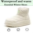 thumbnail image 2 of Women's Winter Warm Snow Boots, Waterproof Mid Calf Boots Outdoor Anti-slip Height Increase Shoes Warm Comfortable Winter Shoes, 2 of 6
